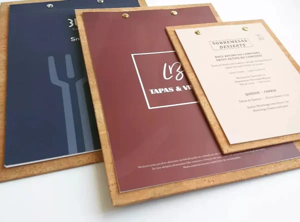 LEN24 Prancheta em Cortiça para várias folhas Prancheta em Cortiça para várias folhas